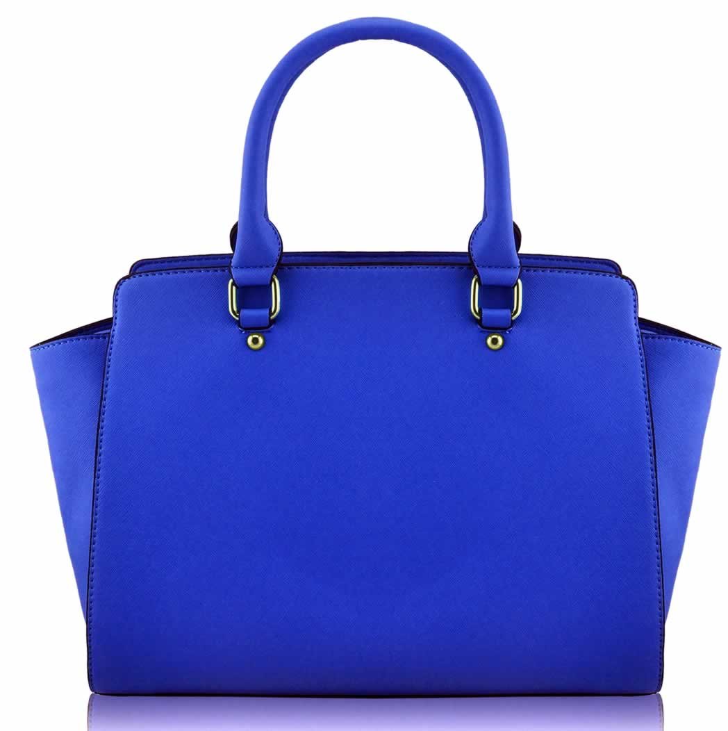 Home HANDBAGS LS00150 - Blue Grab Tote Handbag Home HANDBAGS LS00150 - Blue Grab Tote Handbag