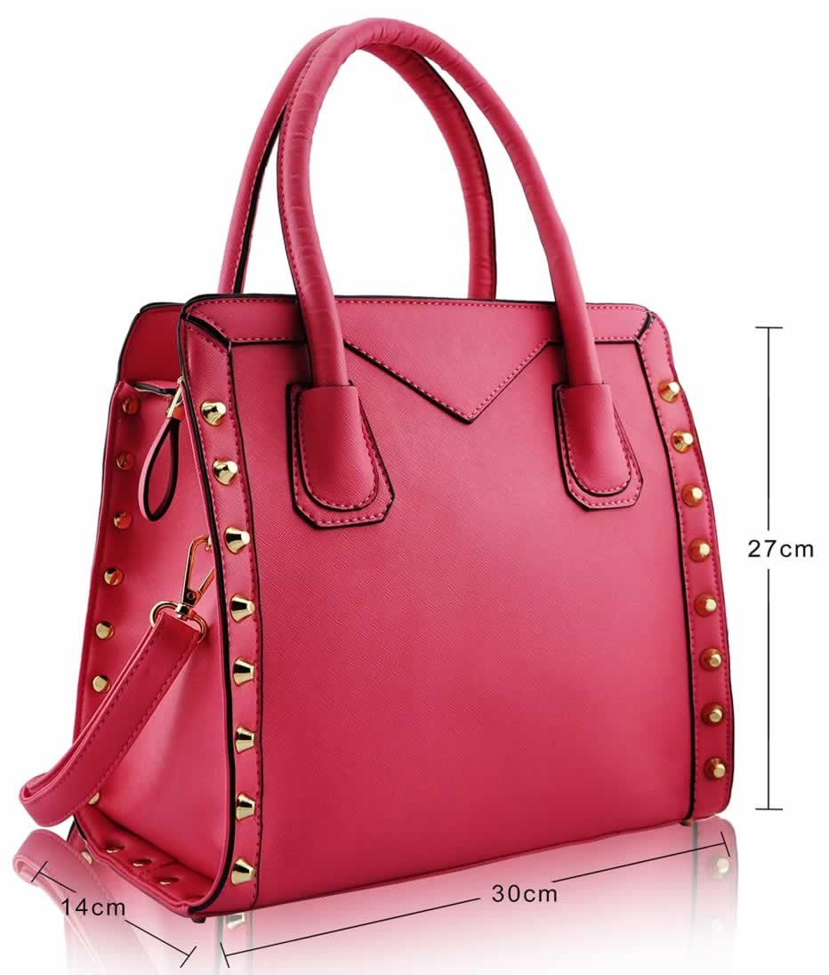 Wholesale Pink Studded Tote Bag