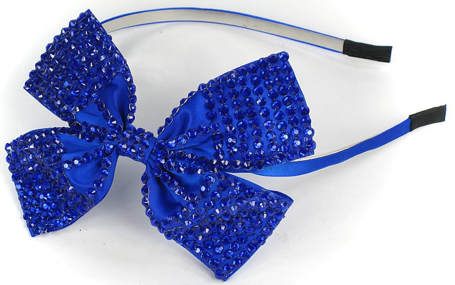 Wholesale blue Fabric Flower Net Hairband HairbandsHair accessories