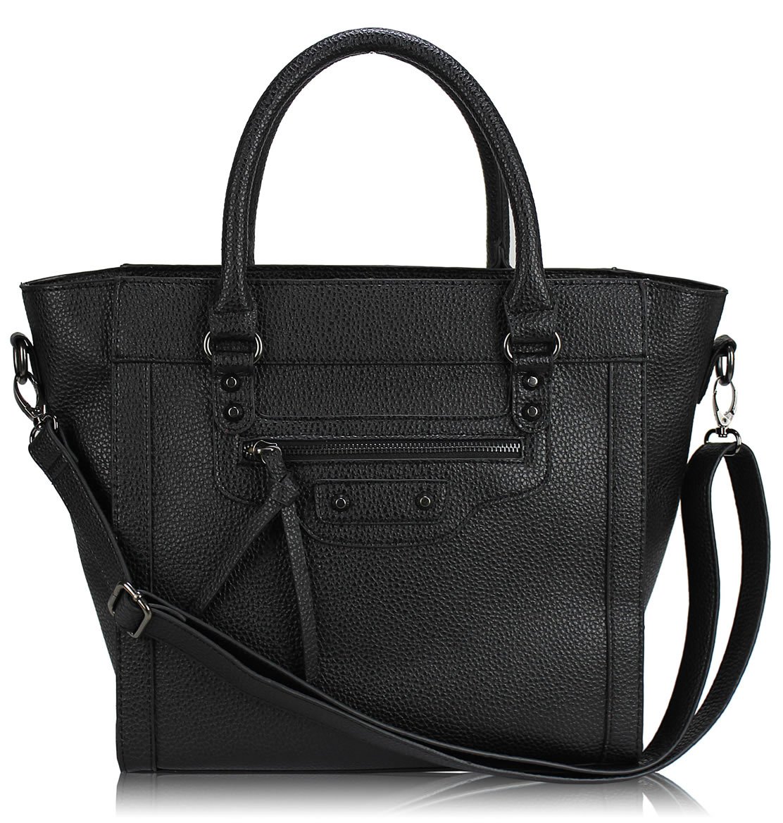 Wholesale Black Tote Handbag With Long Strap