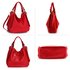 AG00448 - Large Red Hobo Bag