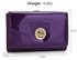 LSP1069 - Purple Purse/Wallet with Metal Decoration