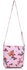 LS00488 - Wholesale & B2B Pink Butterfly Canvas Cross Body Bag School Messenger Shoulder Bag Supplier & Manufacturer