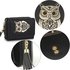 LSP1080 - Black Owl Design Purse/Wallet