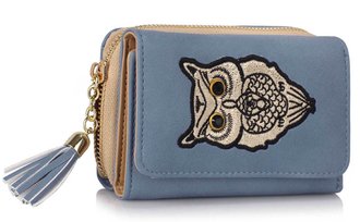 LSP1080 - Blue Owl Design Purse/Wallet