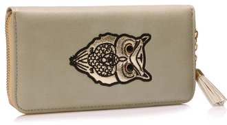 LSP1081 - Grey Owl Design Purse/Wallet