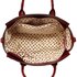 LS00338 - Wholesale & B2B Burgundy Metal Detail Grab Tote Handbag Supplier & Manufacturer