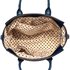 LS00338 - Wholesale & B2B Navy Metal Detail Grab Tote Handbag Supplier & Manufacturer