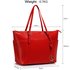 LS00350A - Red Women's Large Tote Bag