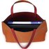 LS00493 - Brown / Burgundy Reversible Tote Shoulder Handbag