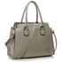 LS00419 - Wholesale & B2B Grey Women's Grab Tote Bag Supplier & Manufacturer