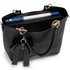 LS00348A - Black Bow-Tie Shoulder Handbag