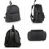 AG00186C - Black Backpack Rucksack School Bag