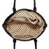 LS00132 - Gold Patent Two-Tone Bow Front Handbag