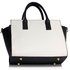 LS00338B - Wholesale & B2B Black /White Grab Tote Handbag Supplier & Manufacturer