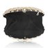 LSE00163- Nude Shell Clutch Bag With Crystal-Encrusted Clasp