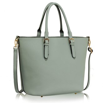 LS00263 - Blue Grab Shoulder Handbag