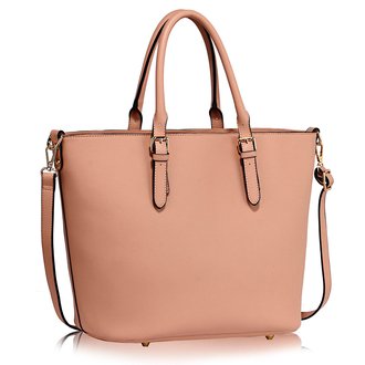 LS00263 - Nude Grab Shoulder Handbag