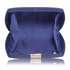 LSE00335 - Navy Hard Case Evening Bag