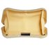 LSE00337 - Gold Hard Case Evening Bag