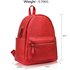 LS00186C- RED Backpack Rucksack School Bag