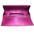 LSE00328A - Purple Satin Clutch Evening Bag