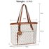 AG00534 - White Women's Tote Bag With Front Pocket