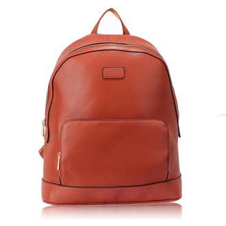 AG00525 - Brown Backpack School Bag