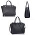 AG00516 - Wholesale & B2B Black Women's Tote Shoulder Bag Supplier & Manufacturer