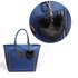 AGC1014 - Black Fluffy Heart Bag Charms