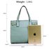 AG00527 - Wholesale & B2B Blue Tote Shoulder Handbag Supplier & Manufacturer