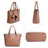 AG00531 - Nude Tote Bag With Bow Charm
