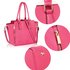 AG00314A - Wholesale & B2B Pink Zipper Tote Bag Supplier & Manufacturer
