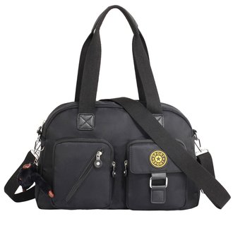 AG00541 - Wholesale & B2B Black Duffle Shoulder Bag Supplier & Manufacturer