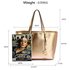 AG00297 - Gold Women's Large Tote Bag