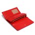 LSP1039A - Red Purse/Wallet with Metal Decoration