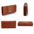 LSP1041A - Brown Purse/Wallet With Crystal Decoration
