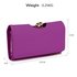 AGP1070 - Purple Kisslock Clutch Wallet