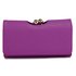 AGP1070 - Purple Kisslock Clutch Wallet