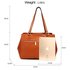 AG00526 - Wholesale & B2B Brown Women's Front Pockets Tote Bag Supplier & Manufacturer