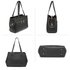 AG00526 - Wholesale & B2B Black Women's Front Pockets Tote Bag Supplier & Manufacturer