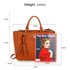 AG00551 - Brown Women's Tassel Shoulder Handbag