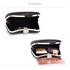AGC00360 - Black Hard Case Diamante Crystal Clutch Bag