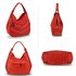 AG00554 - Red Women's Hobo Shoulder Bag