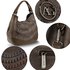 AG00554 - Coffee Women's Hobo Shoulder Bag
