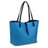 AG00567 - Reversible Black/Blue Large Tote Bag - Fits laptops up to 15.4''