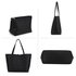 AG00567 - Reversible Black/Grey Large Tote Bag - Fits laptops up to 15.4''