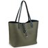 AG00567 - Reversible Navy/Grey Large Tote Bag - Fits laptops up to 15.4''