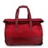 AGT0018 - Burgundy Travel Holdall Trolley Luggage With Wheels - CABIN APPROVED