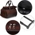 AGT0018 - Coffee Travel Holdall Trolley Luggage With Wheels - CABIN APPROVED